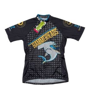 Louis Garneau Women's M - Cycling Jersey The Houstonian Club Hammerheads NWT